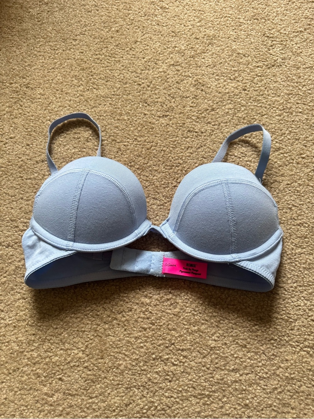 La Senza Light Blue Push-Up Padded Bra 32B